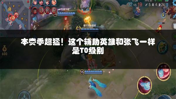 本赛季超猛！这个辅助英雄和张飞一样是T0级别