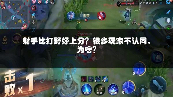 射手比打野好上分？很多玩家不认同，为啥？