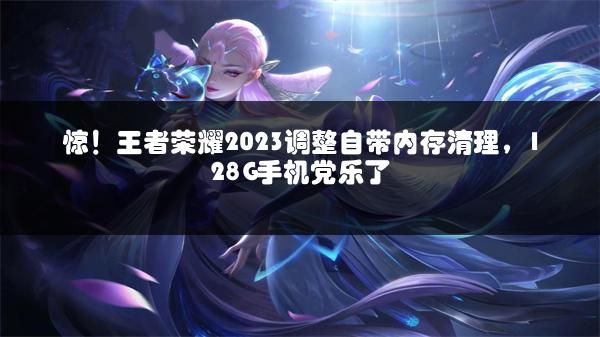 惊！王者荣耀2023调整自带内存清理，128G手机党乐了