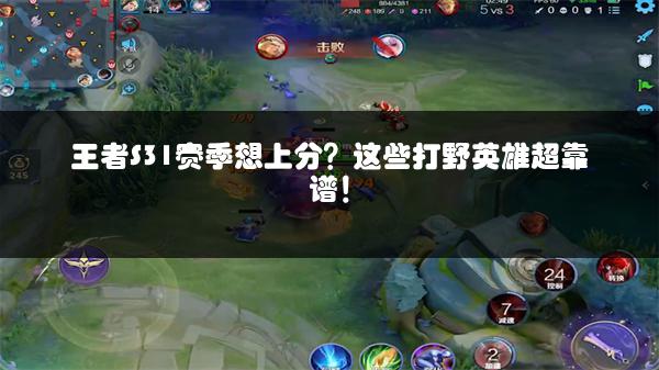 王者S31赛季想上分？这些打野英雄超靠谱！
