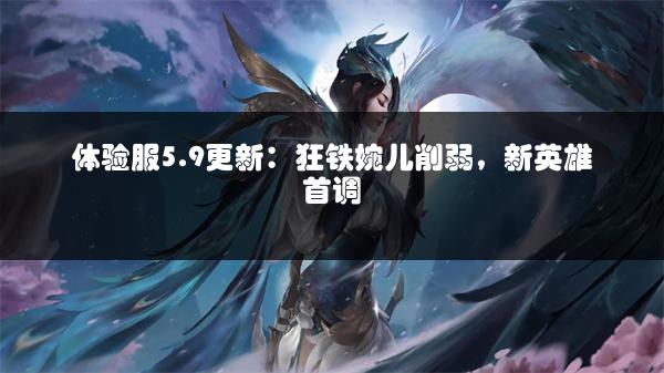 体验服5.9更新：狂铁婉儿削弱，新英雄首调