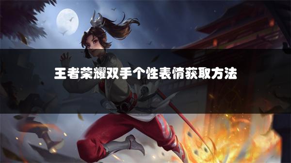 王者荣耀双手个性表情获取方法