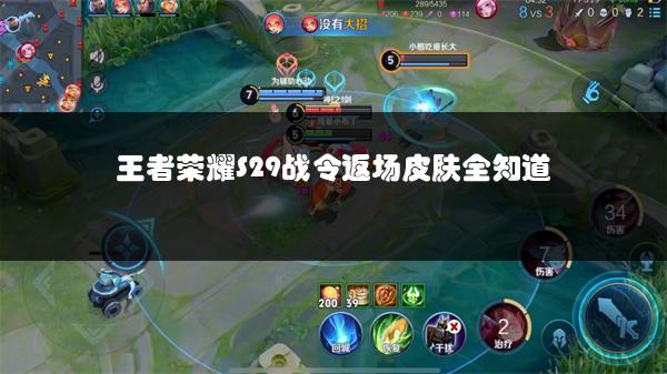 王者荣耀S29战令返场皮肤全知道
