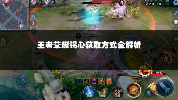 王者荣耀锡心获取方式全解析
