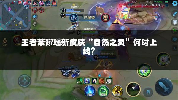 王者荣耀瑶新皮肤“自然之灵”何时上线？