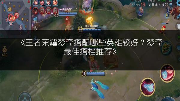 《王者荣耀梦奇搭配哪些英雄较好？梦奇最佳搭档推荐》