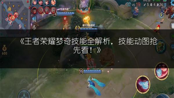 《王者荣耀梦奇技能全解析，技能动图抢先看！》