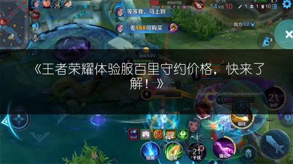 《王者荣耀体验服百里守约价格，快来了解！》