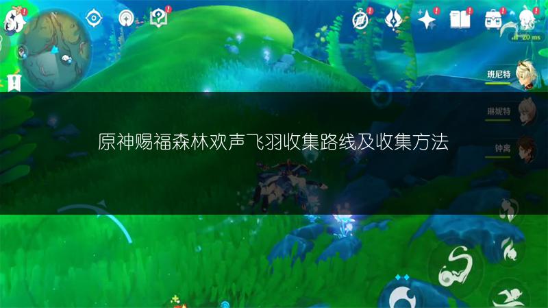 原神赐福森林欢声飞羽收集路线及收集方法