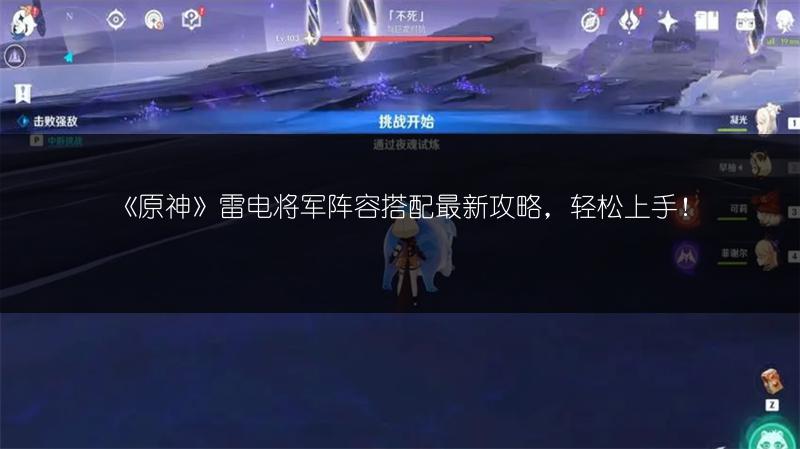 《原神》雷电将军阵容搭配最新攻略，轻松上手！