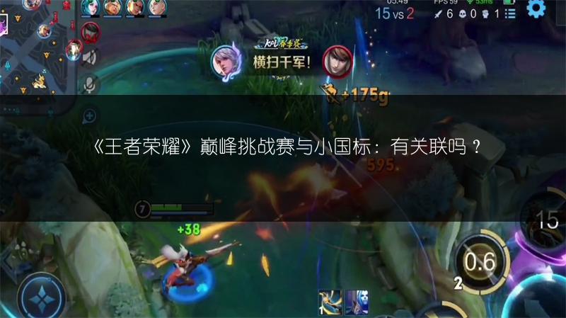 《王者荣耀》巅峰挑战赛与小国标：有关联吗？