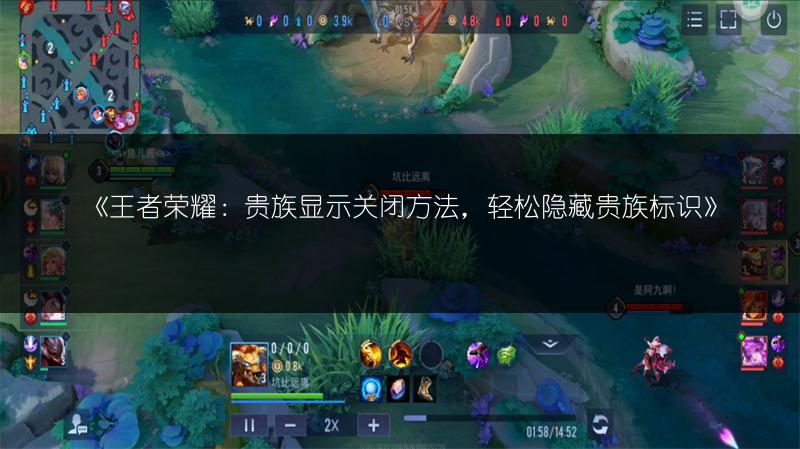 《王者荣耀：贵族显示关闭方法，轻松隐藏贵族标识》