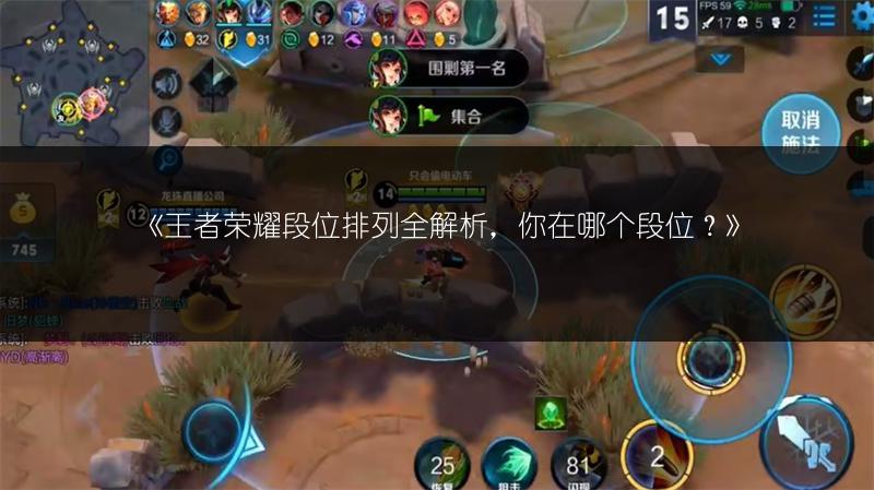 《王者荣耀段位排列全解析，你在哪个段位？》