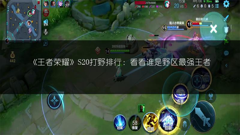 《王者荣耀》S20打野排行：看看谁是野区最强王者