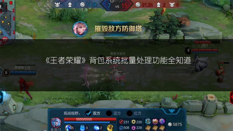 《王者荣耀》背包系统批量处理功能全知道