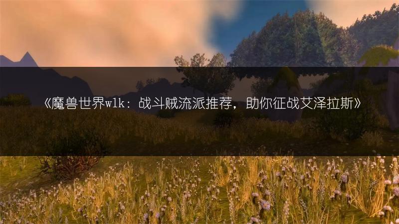《魔兽世界wlk：战斗贼流派推荐，助你征战艾泽拉斯》