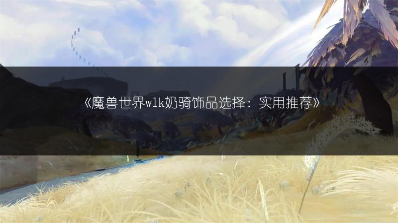 《魔兽世界wlk奶骑饰品选择：实用推荐》