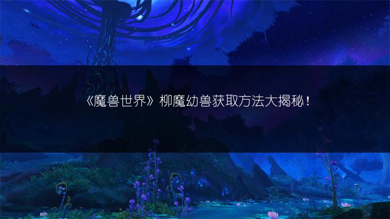 《魔兽世界》柳魔幼兽获取方法大揭秘！
