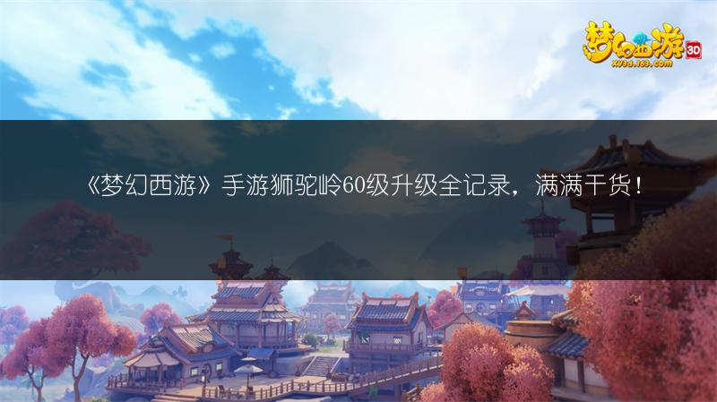 《梦幻西游》手游狮驼岭60级升级全记录，满满干货！