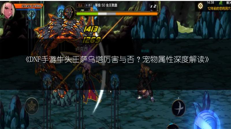 《DNF手游牛头王萨乌塔厉害与否？宠物属性深度解读》