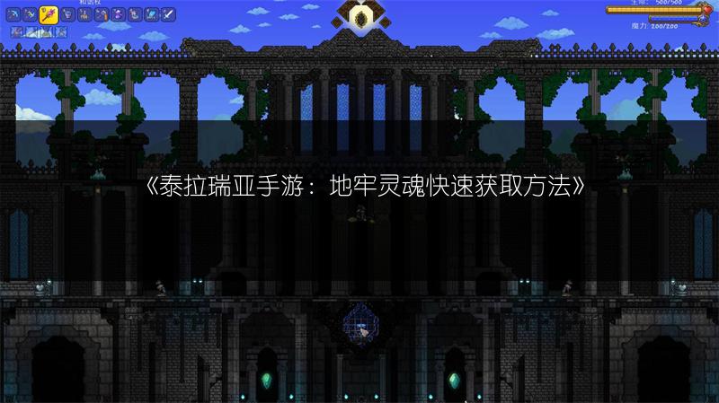 《泰拉瑞亚手游：地牢灵魂快速获取方法》