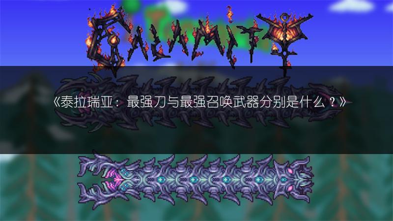 《泰拉瑞亚：最强刀与最强召唤武器分别是什么？》