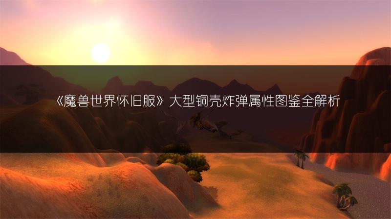 《魔兽世界怀旧服》大型铜壳炸弹属性图鉴全解析