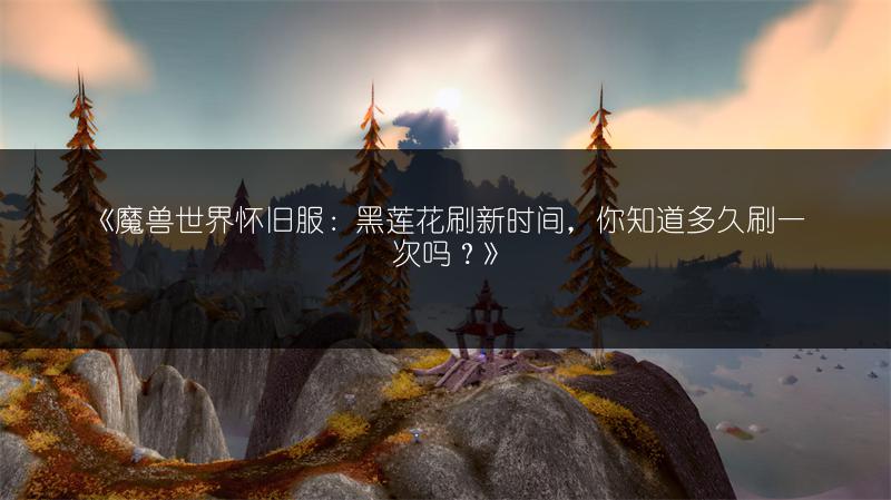 《魔兽世界怀旧服：黑莲花刷新时间，你知道多久刷一次吗？》