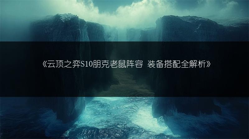 《云顶之弈S10朋克老鼠阵容 装备搭配全解析》