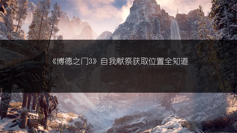 《博德之门3》自我献祭获取位置全知道