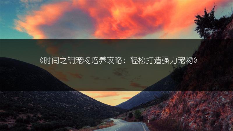 《时间之钥宠物培养攻略：轻松打造强力宠物》