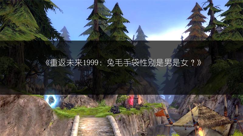 《重返未来1999：兔毛手袋性别是男是女？》