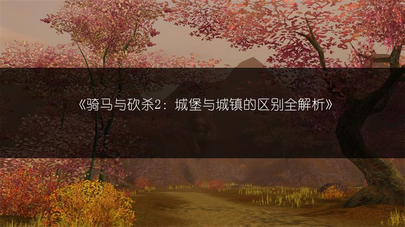 《骑马与砍杀2：城堡与城镇的区别全解析》