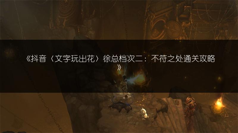 《抖音〈文字玩出花〉徐总档次二：不符之处通关攻略》