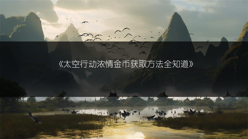 《太空行动浓情金币获取方法全知道》