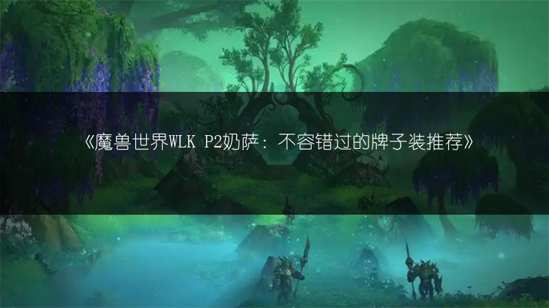 《魔兽世界WLK P2奶萨：不容错过的牌子装推荐》