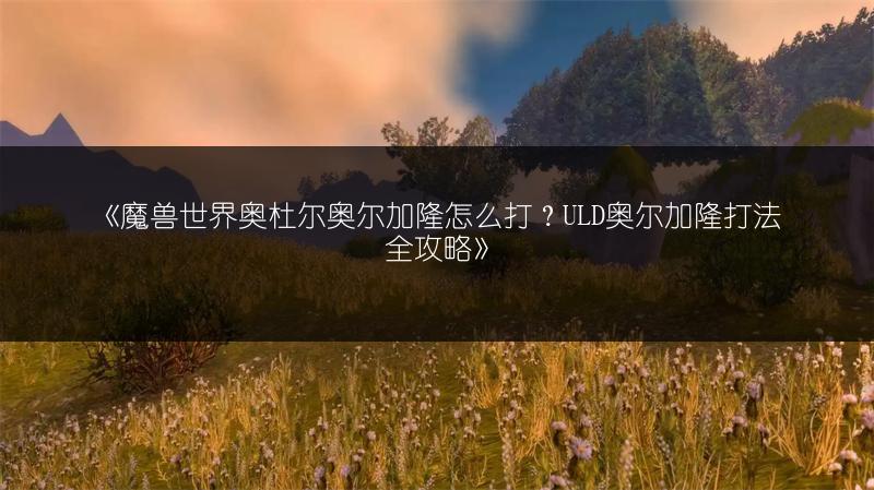 《魔兽世界奥杜尔奥尔加隆怎么打？ULD奥尔加隆打法全攻略》