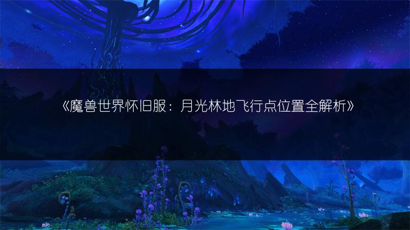 《魔兽世界怀旧服：月光林地飞行点位置全解析》