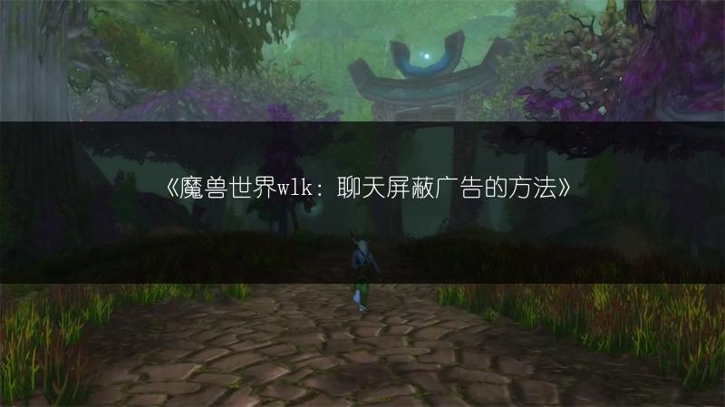 《魔兽世界wlk：聊天屏蔽广告的方法》