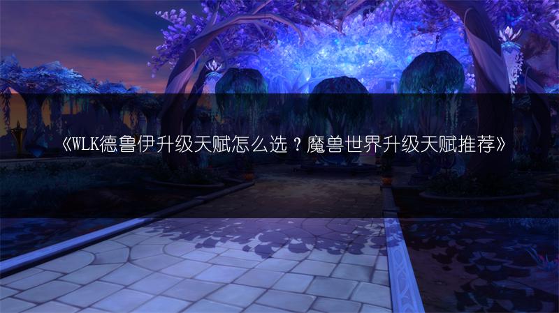 《WLK德鲁伊升级天赋怎么选？魔兽世界升级天赋推荐》