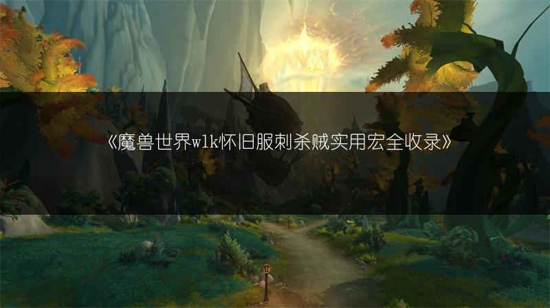 《魔兽世界wlk怀旧服刺杀贼实用宏全收录》