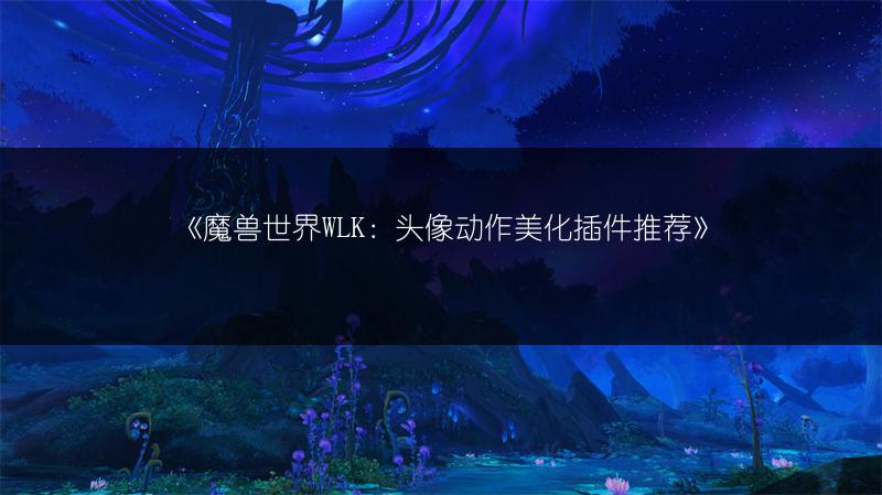 《魔兽世界WLK：头像动作美化插件推荐》