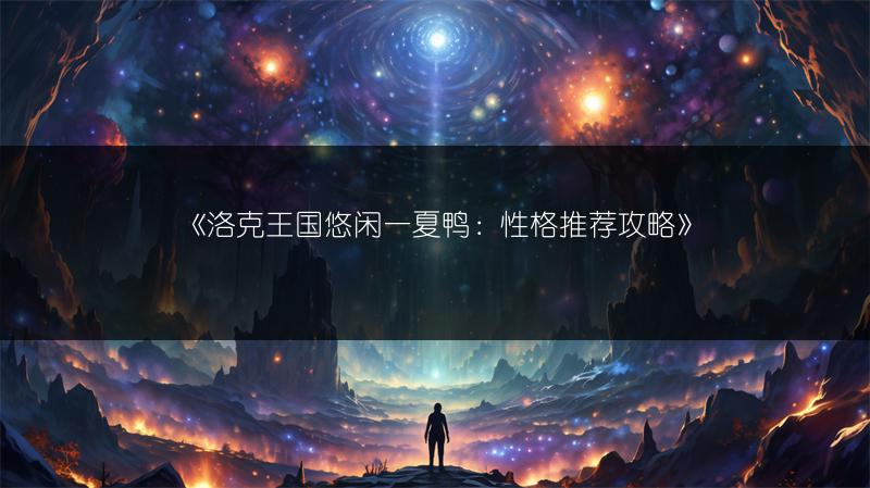 《洛克王国悠闲一夏鸭：性格推荐攻略》