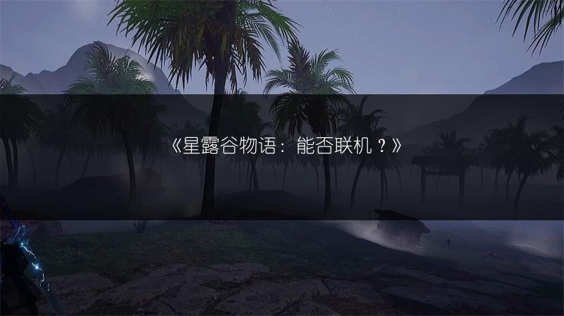《星露谷物语：能否联机？》