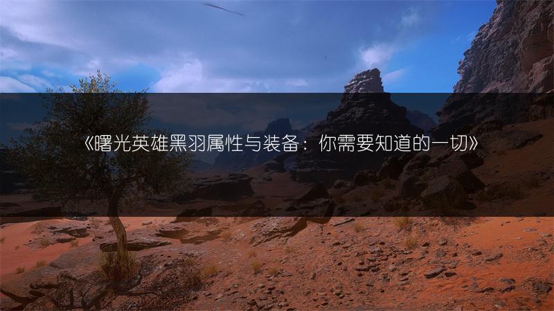 《曙光英雄黑羽属性与装备：你需要知道的一切》