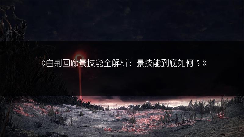 《白荆回廊景技能全解析：景技能到底如何？》