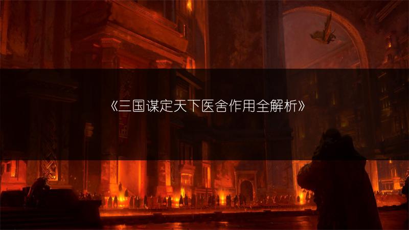 《三国谋定天下医舍作用全解析》