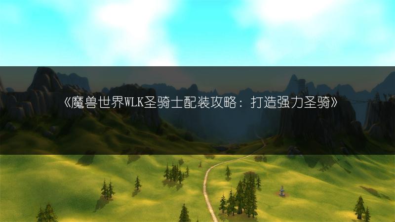 《魔兽世界WLK圣骑士配装攻略：打造强力圣骑》