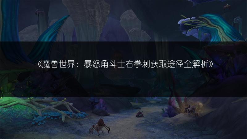《魔兽世界：暴怒角斗士右拳刺获取途径全解析》