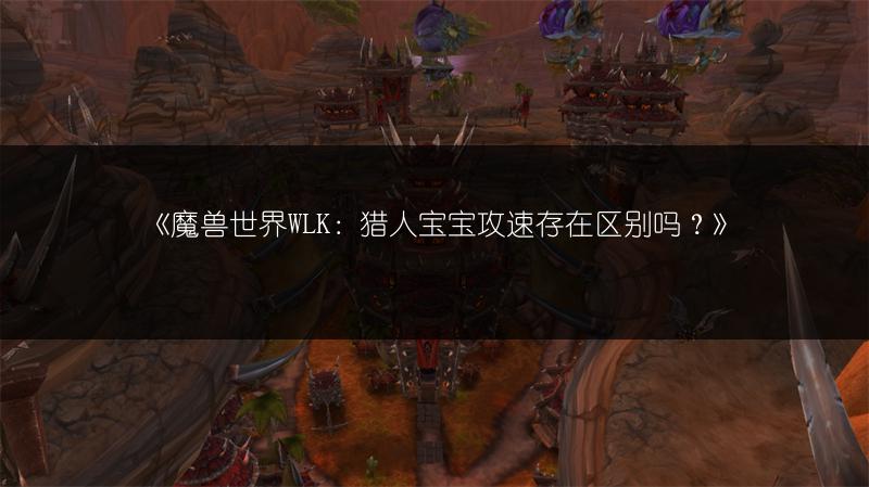《魔兽世界WLK：猎人宝宝攻速存在区别吗？》